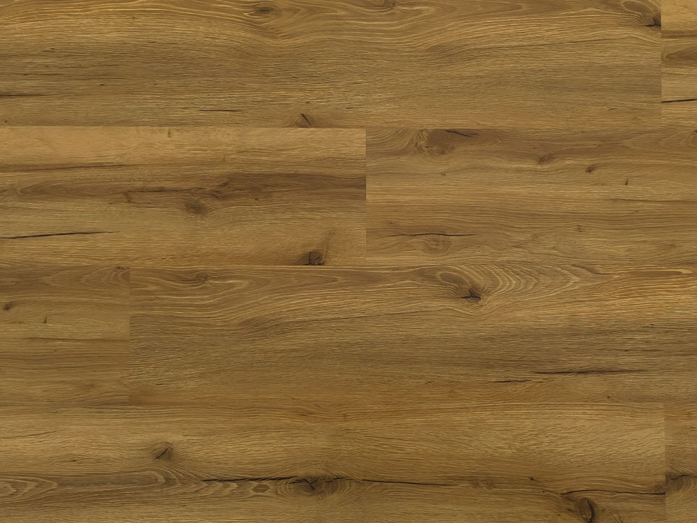 SPC parquetant le grain en bois brun moyen 9×48