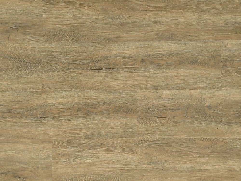 SPC parquetant le grain en bois brun gris clair 9 × 48