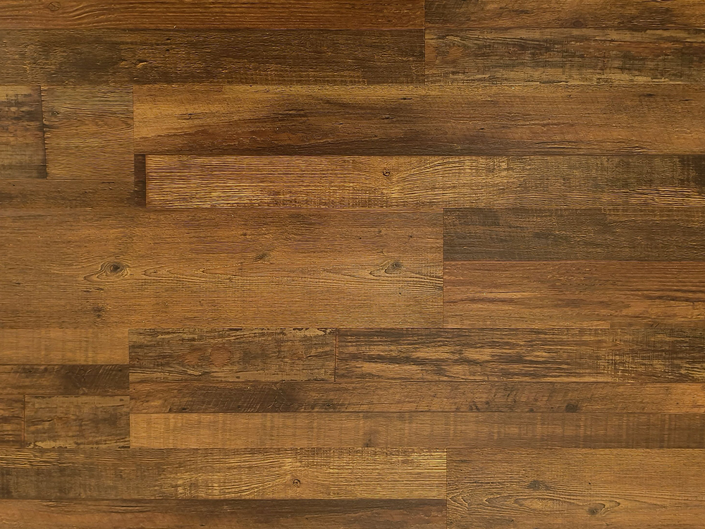SPC parquetant le grain de bois brun foncé 7,25 × 48