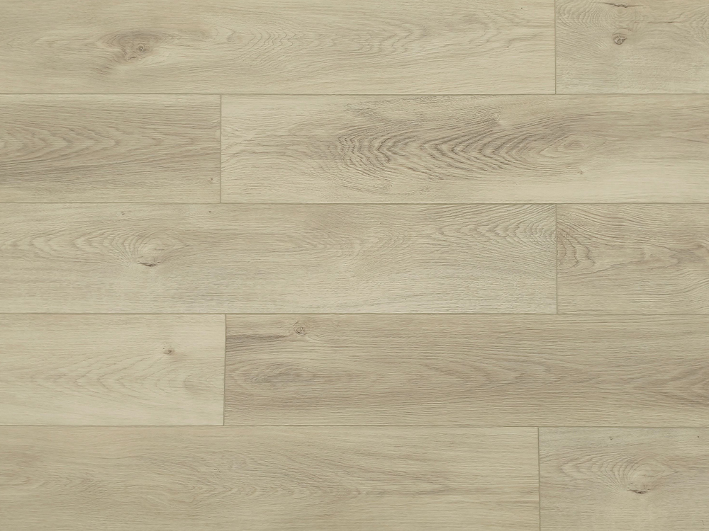 SPC parquetant le grain en bois beige clair 7,2 × 48