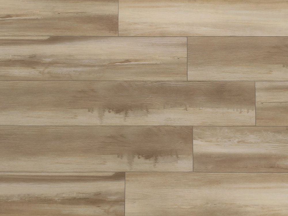Revêtement de sol SPC Grain de bois beige clair 7,25 × 48