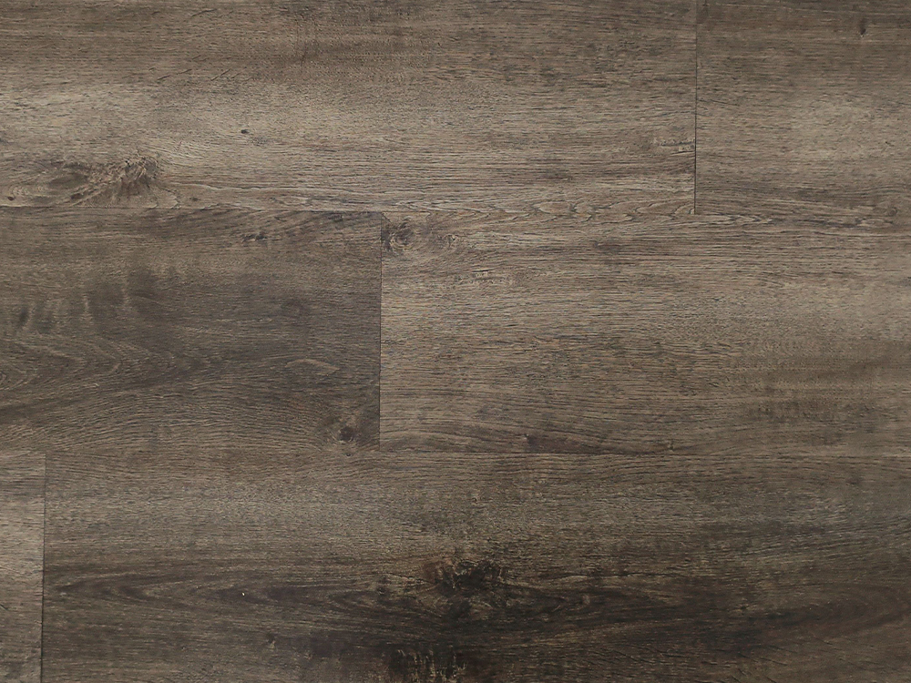 WPC parquetant le grain de bois gris foncé 9×48