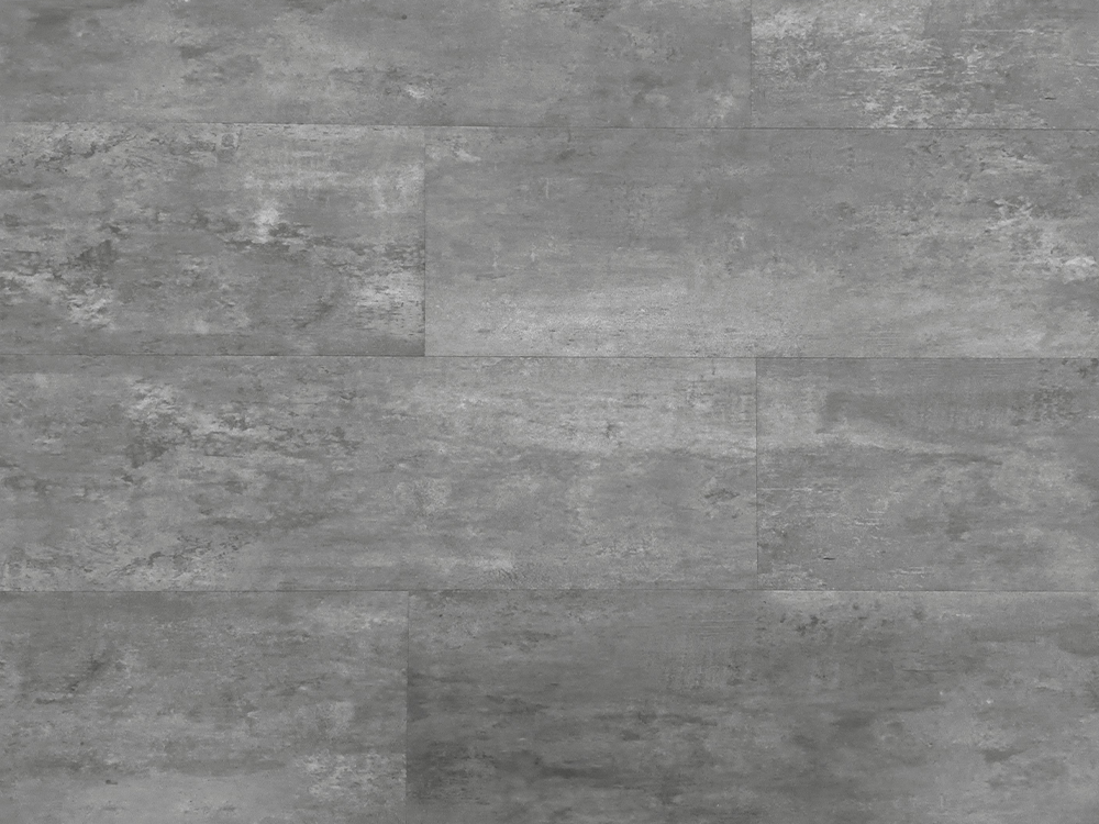 SPC-WG Carrelage aspect pierre ciment gris grain de bois 9 × 36