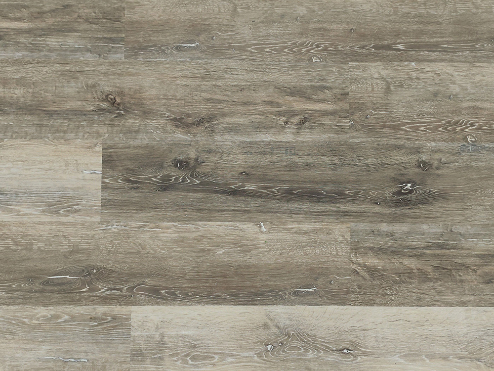 SPC parquetant le grain en bois gris patiné 7,25 × 48